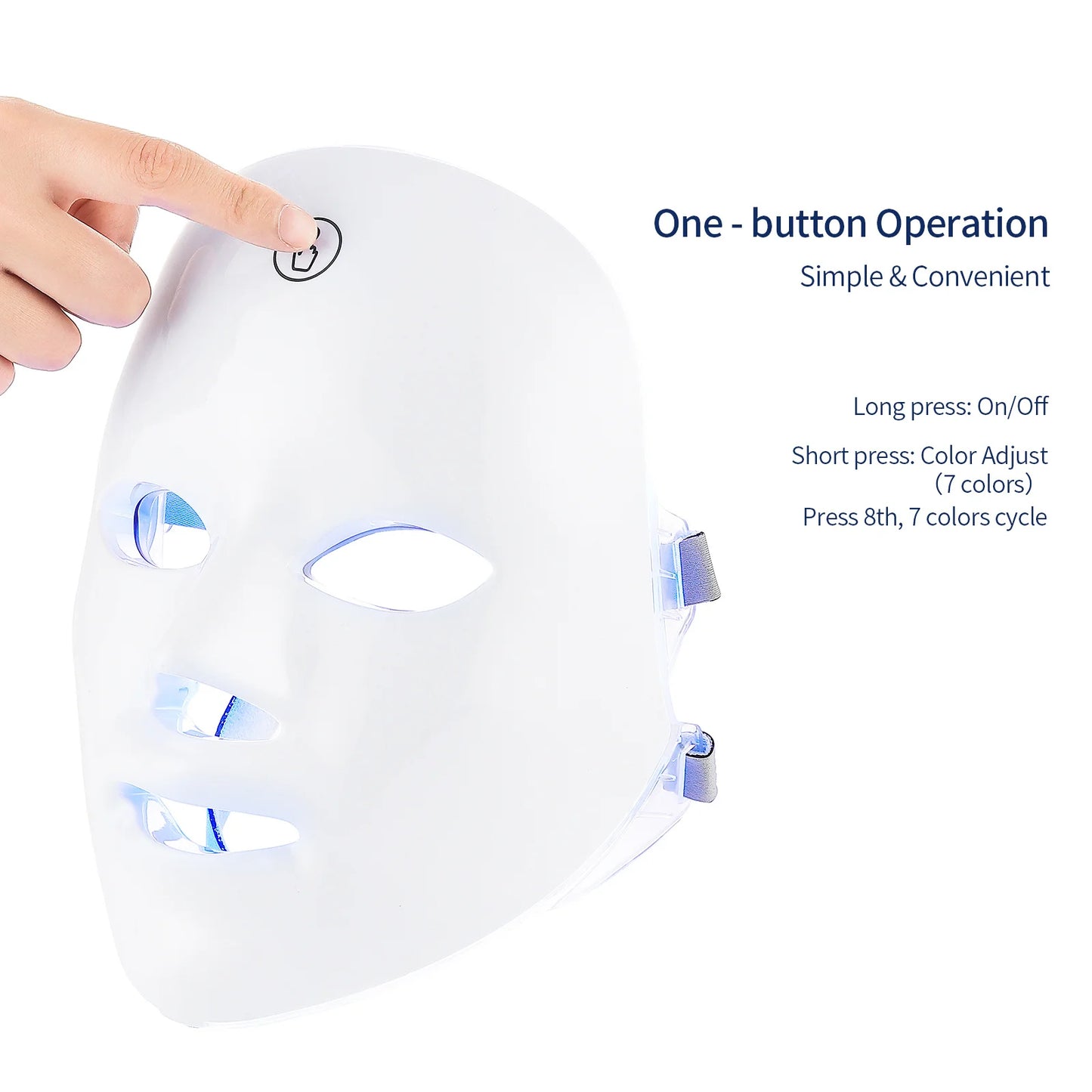 Sam Bam 7-Color LED Photon Facial Mask – Ultimate Skin Rejuvenation